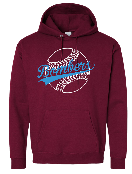 Adult Bombers Baseball Stitches Hoodie