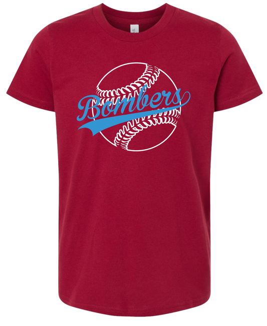 Youth Bombers Baseball Stitches T-shirt