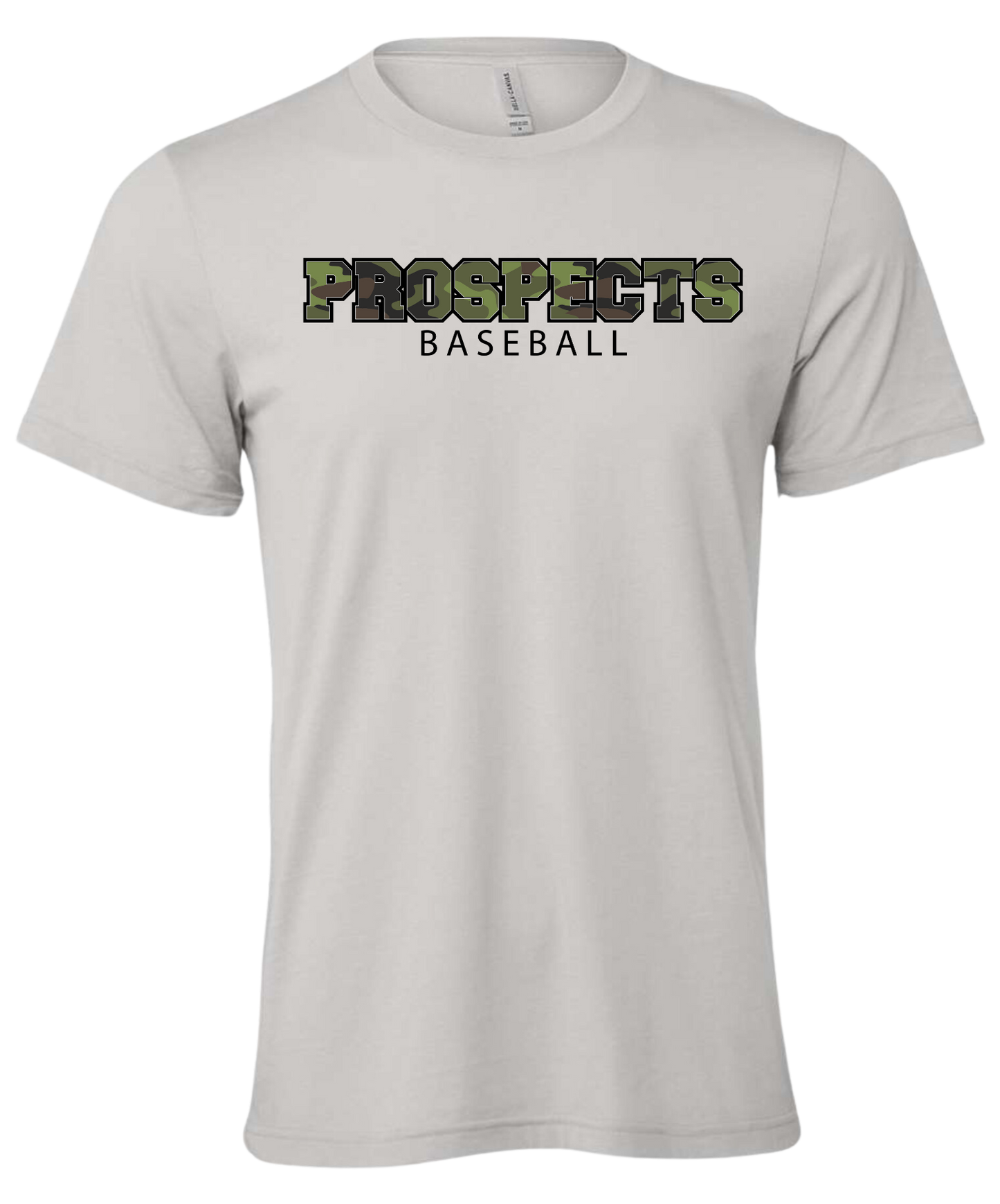 Adult T-shirt Camo Prospects Baseball ( 3 Color Options )