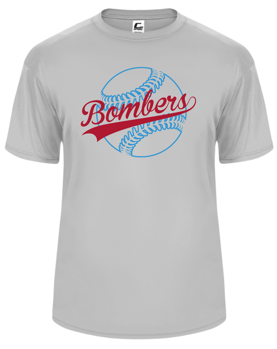 Adult Performance Bombers Baseball Stitches T-shirt