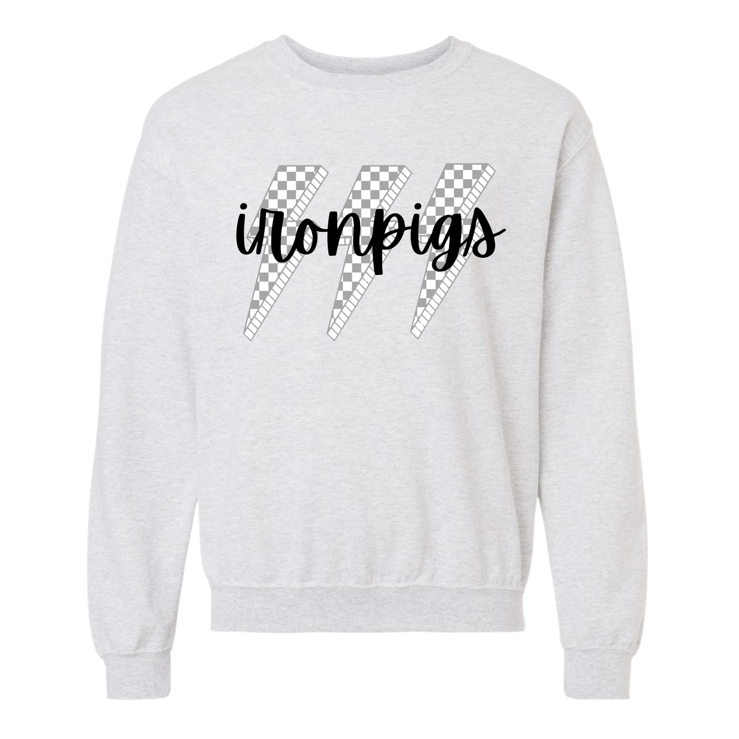 Checkered IronPigs sweatshirt