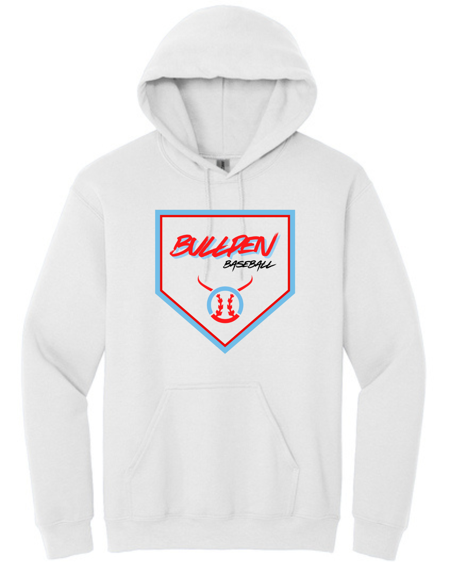 Bullpen Baseball Hooded Sweatshirt Option 8 (Multiple Color Options)