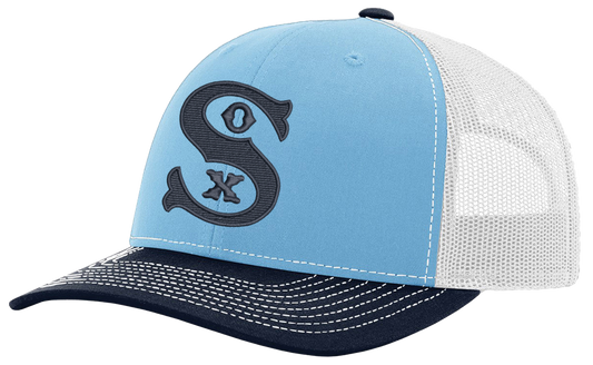 S (Columbia/Navy/White) Richardson 112 Trucker cap