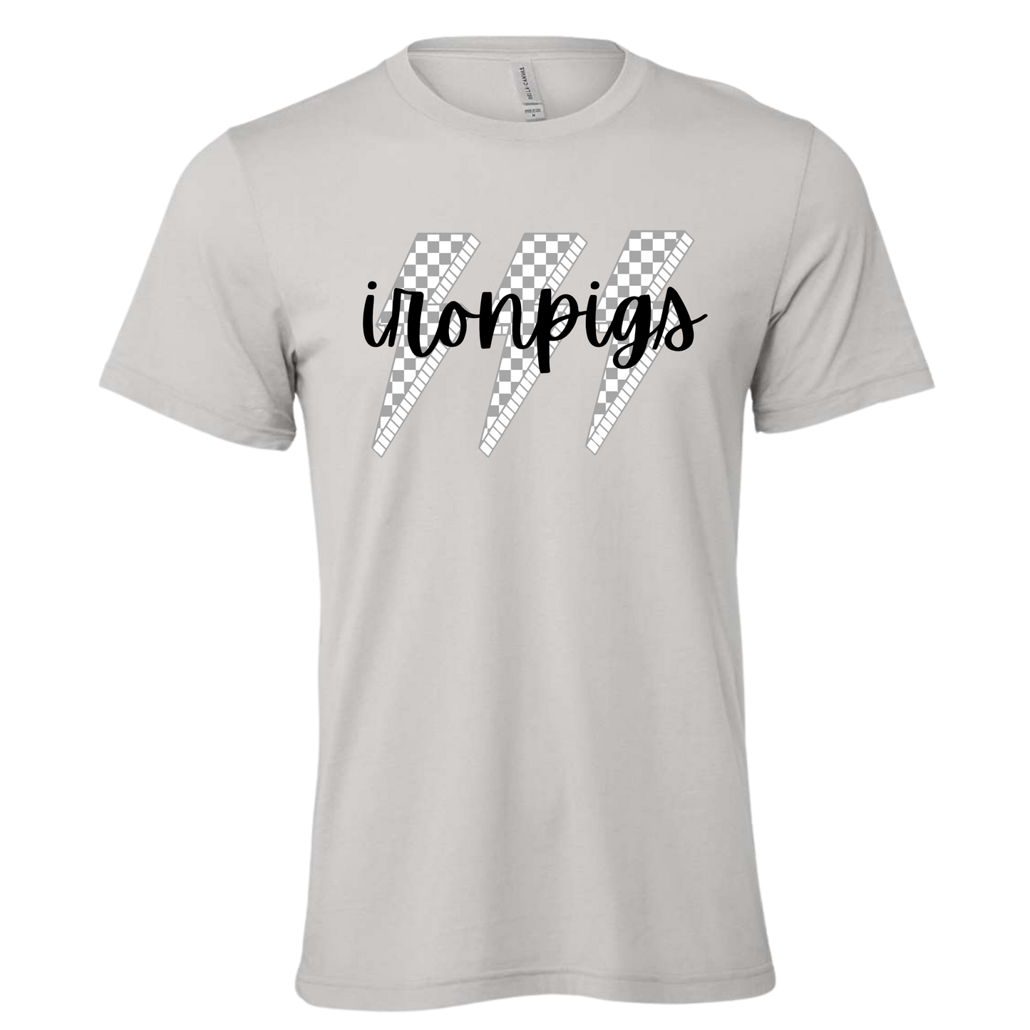 Checkered IronPigs T-Shirt