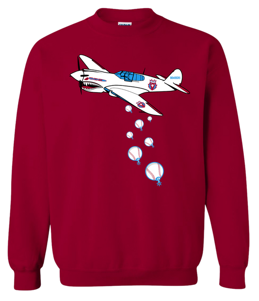 Adult Bombers Plane Sweatshirt