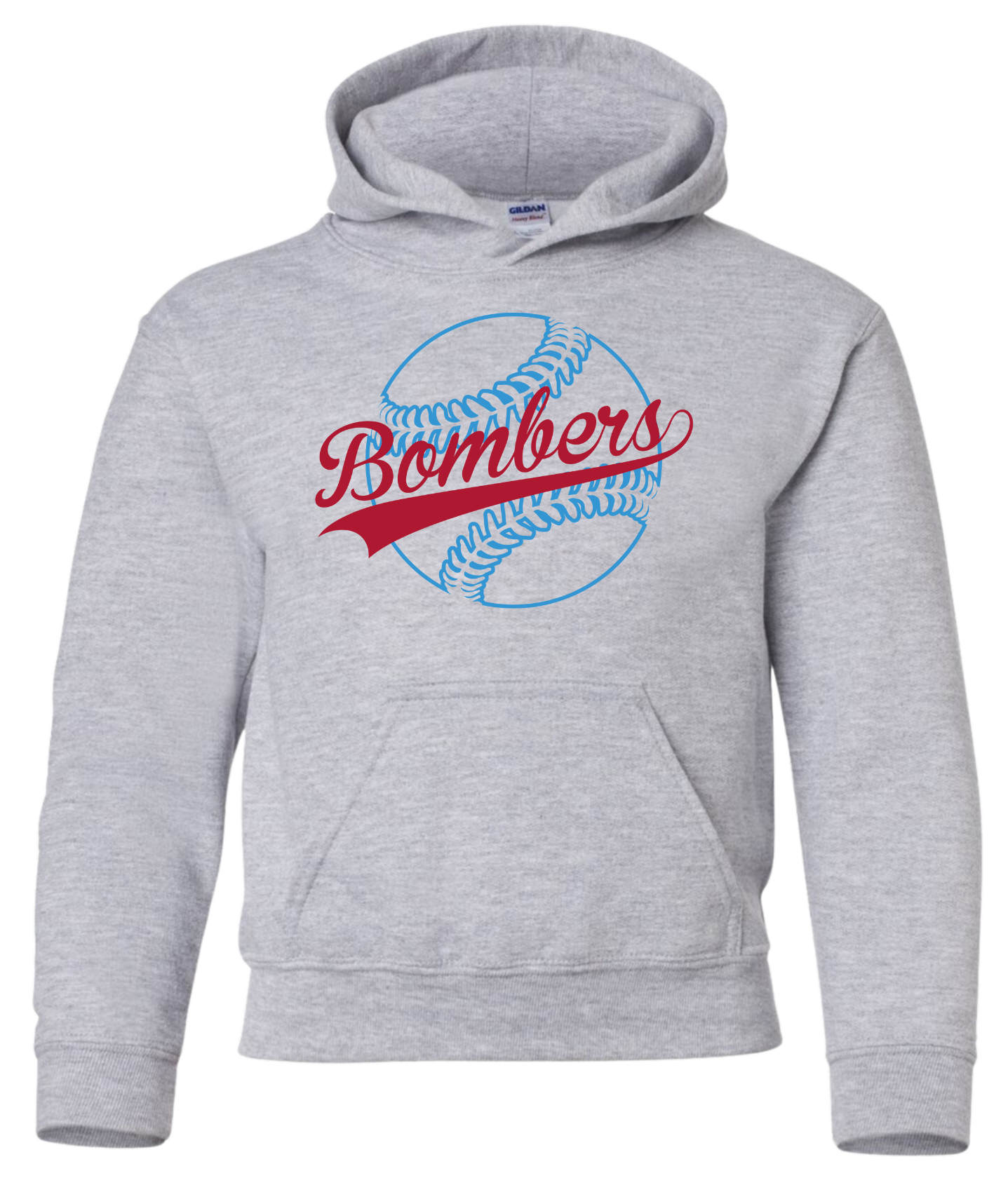 Youth Bombers Baseball Stitches Hoodie