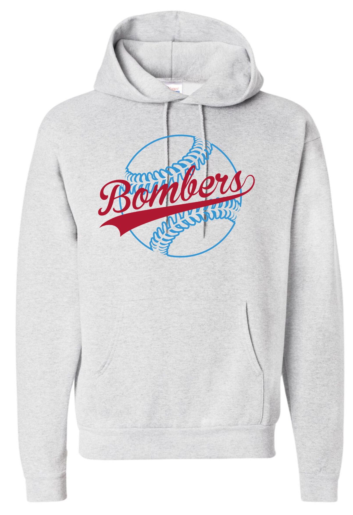 Adult Bombers Baseball Stitches Hoodie