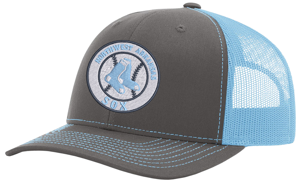 NWA Sox (Gray/Columbia) Richardson 112 Trucker cap