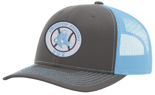 NWA Sox (Gray/Columbia) Richardson 112 Trucker cap