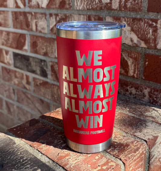 Arkansas Football 20oz Tumbler