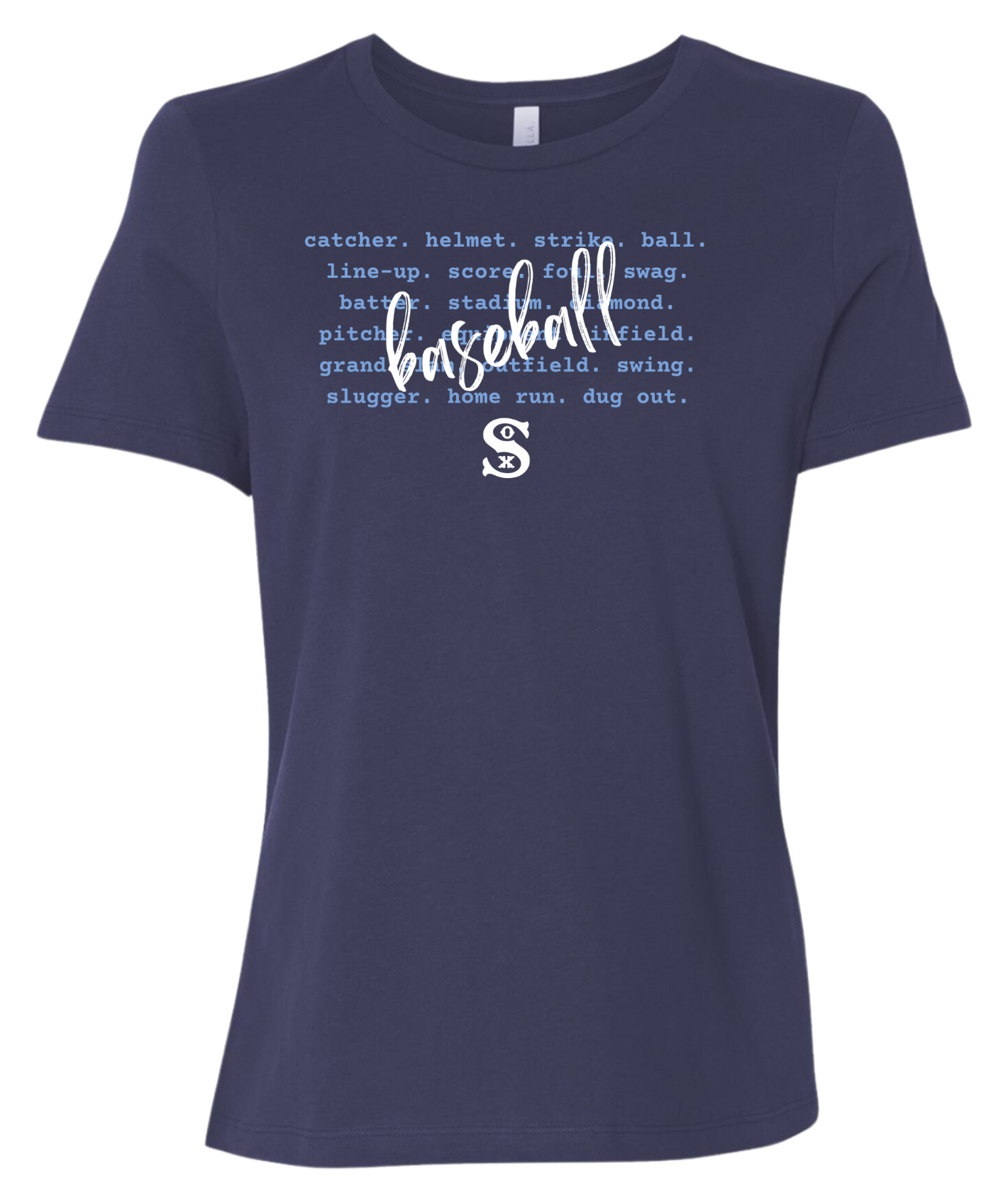 Words of Baseball Women's T-Shirt (3 Color Options)