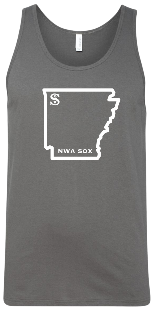 State Outline Unisex Tanktop ( 3 Color Options )