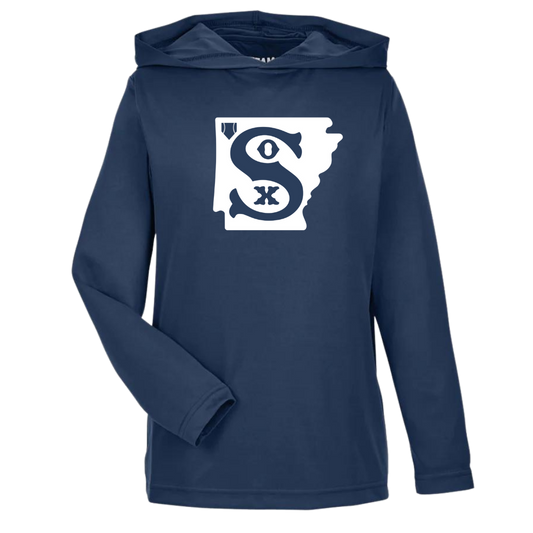 Youth State Long Sleeve Hooded Performance T-Shirt (3 Color Options)