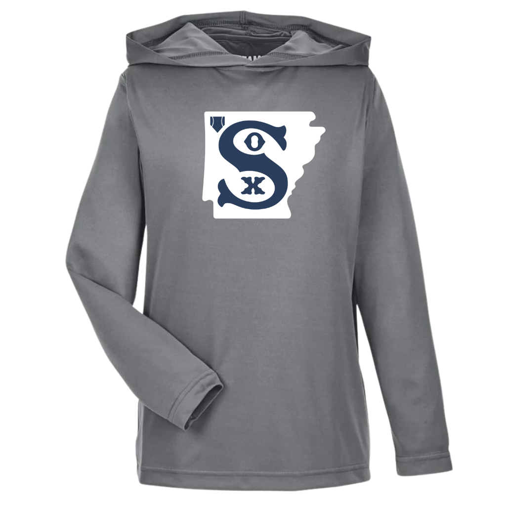 State Unisex Long Sleeve Hooded Performance T-Shirt (3 Color Options)