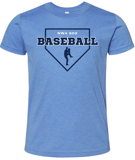 Youth Diamond Pitcher T-Shirt (3 Color Options)