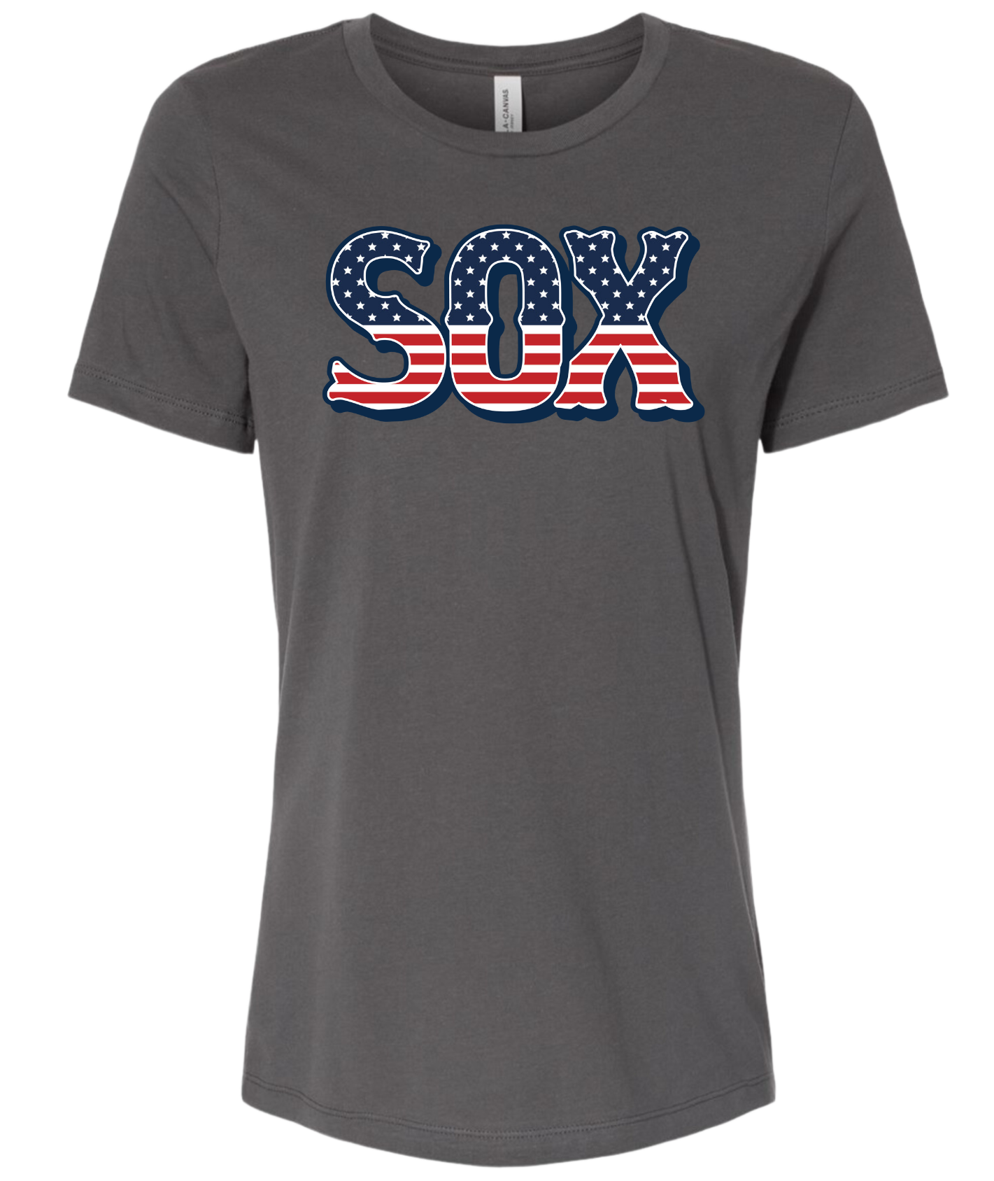 Red White Blue Sox Womens T-shirt (2 Color Options)