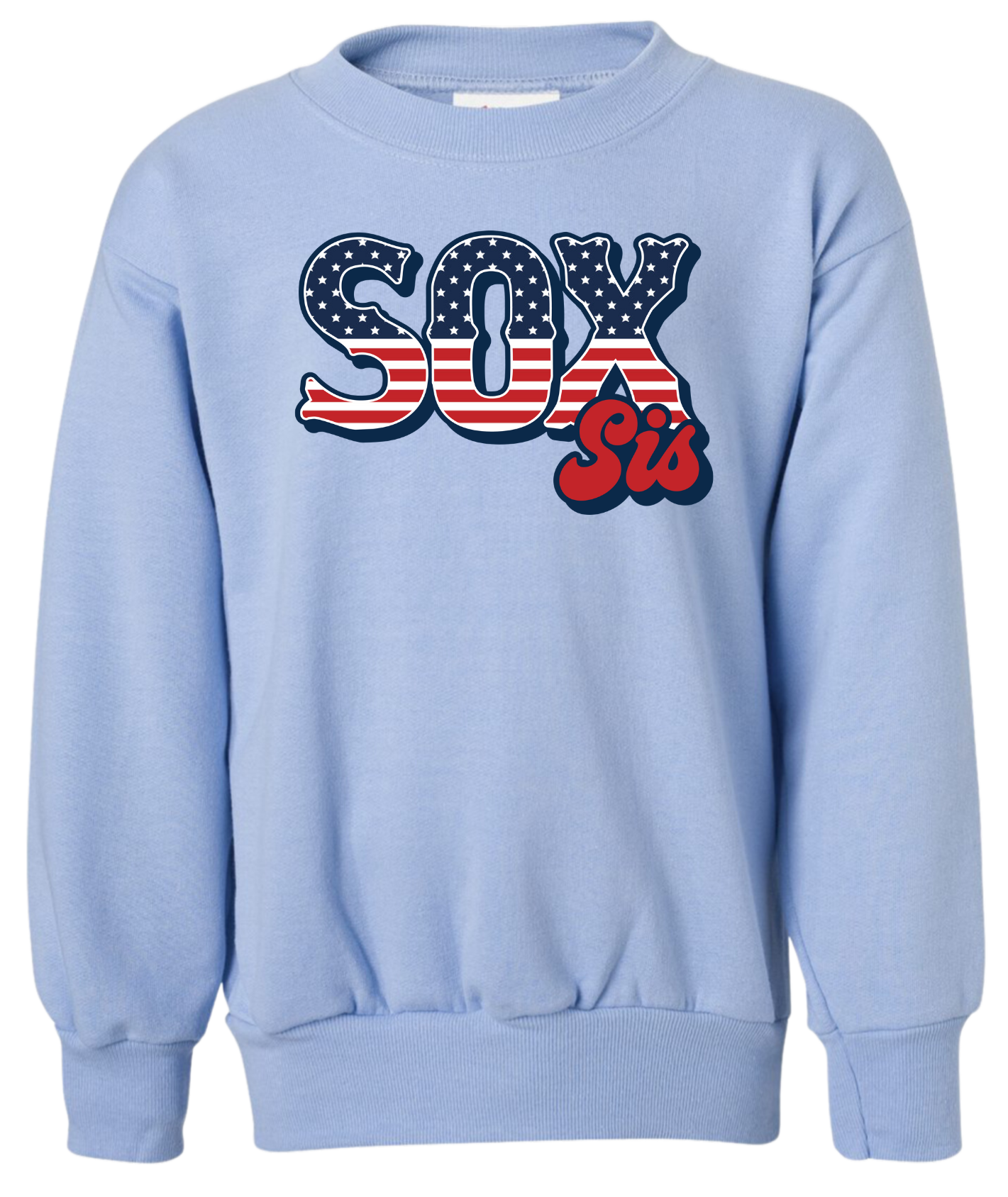 Youth Red White Blue Sox Sis Sweatshirt