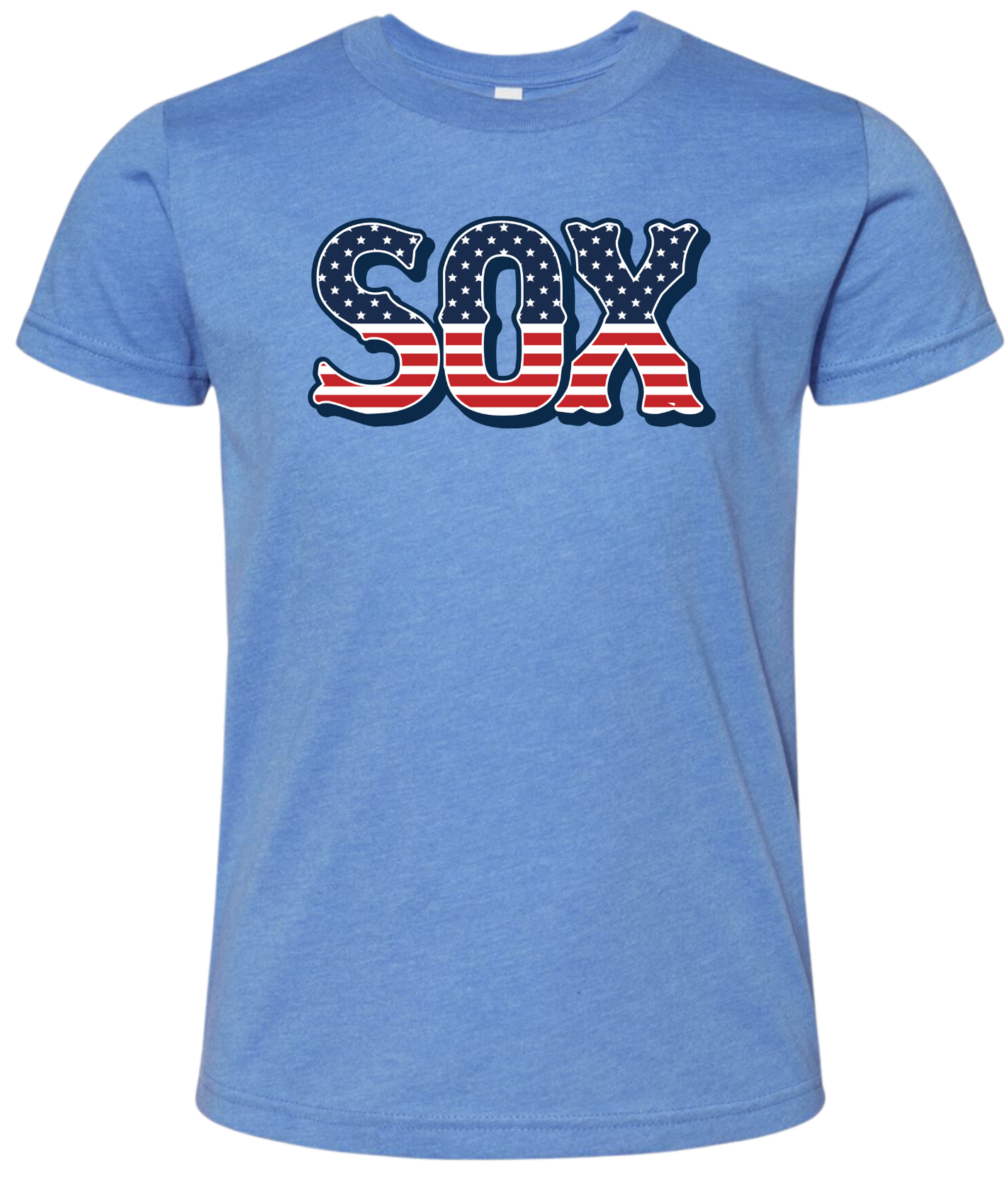 Youth Red White Blue Sox T-shirt (2 Color Options)