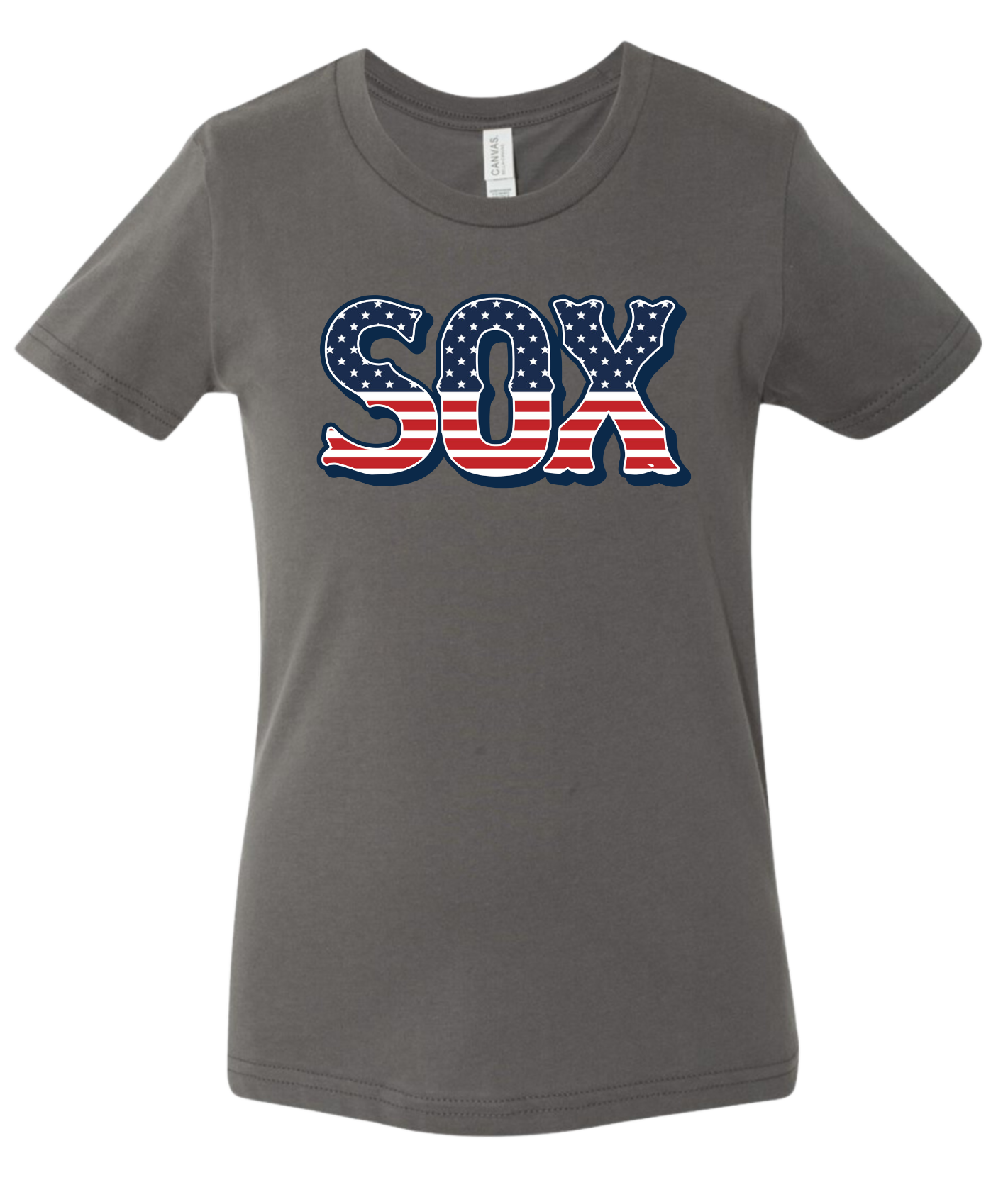 Youth Red White Blue Sox T-shirt (2 Color Options)