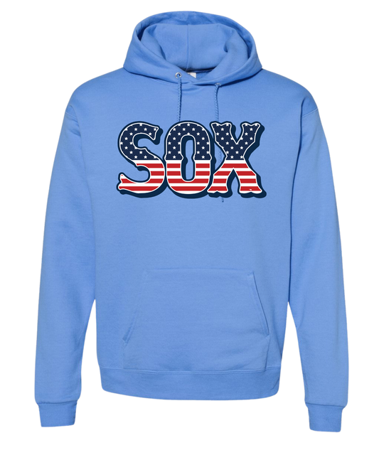 Red White Blue Sox Hoodie