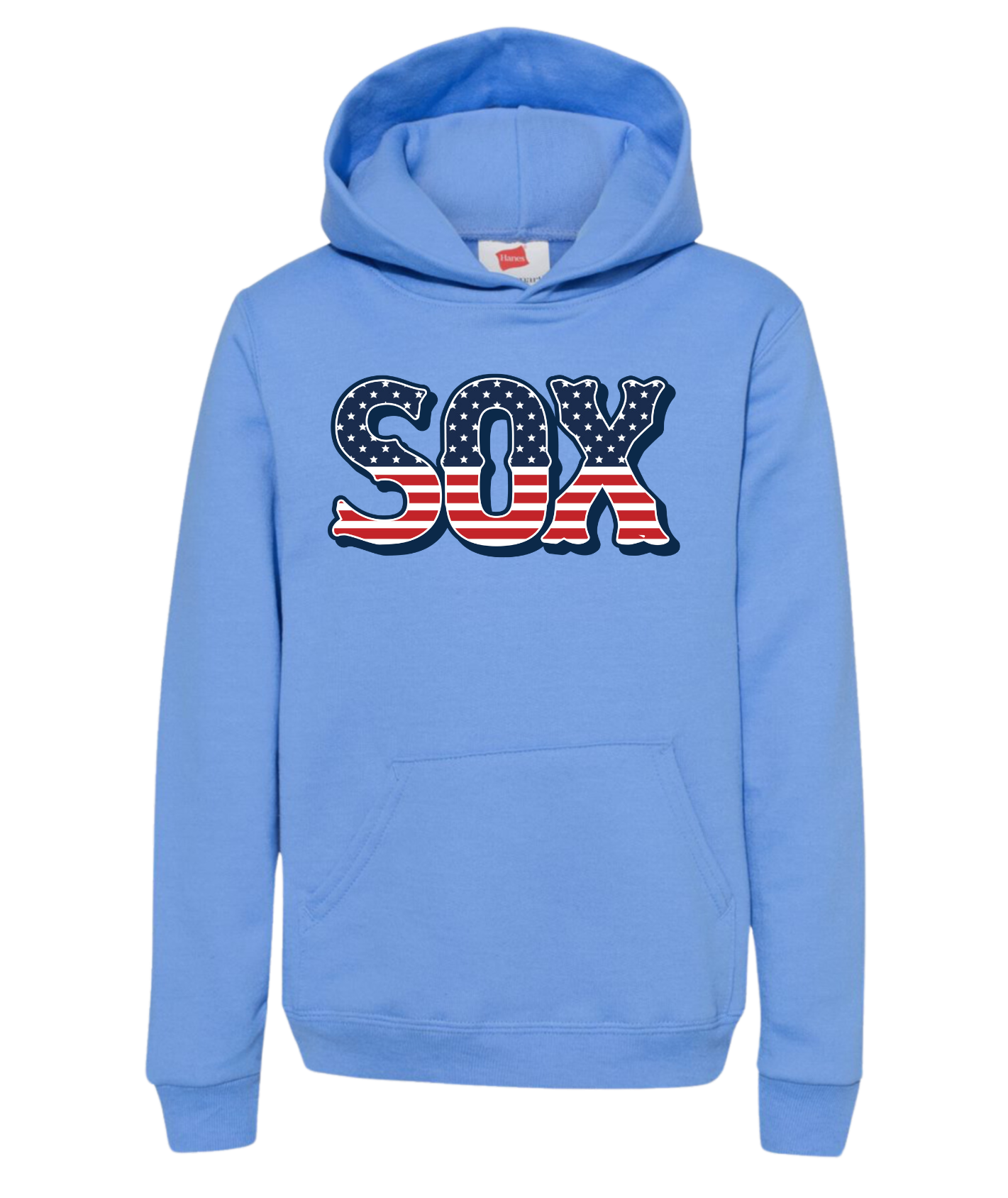 Youth Red White Blue Sox Hoodie