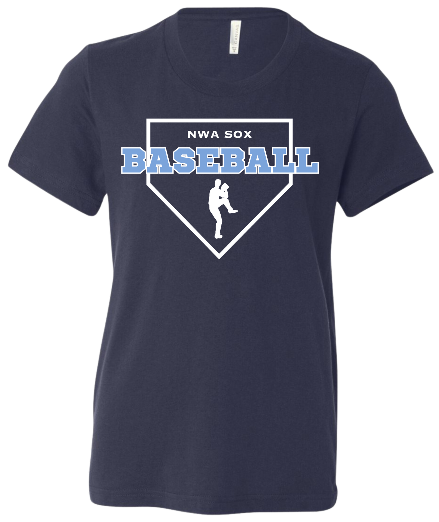 Youth Diamond Pitcher T-Shirt (3 Color Options)