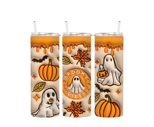 Fall Spooky Vibes 20oz Tumbler