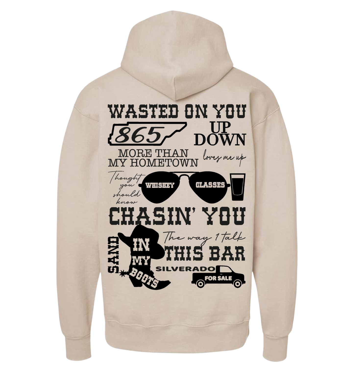 Wallen Lyric Collage Hoodie