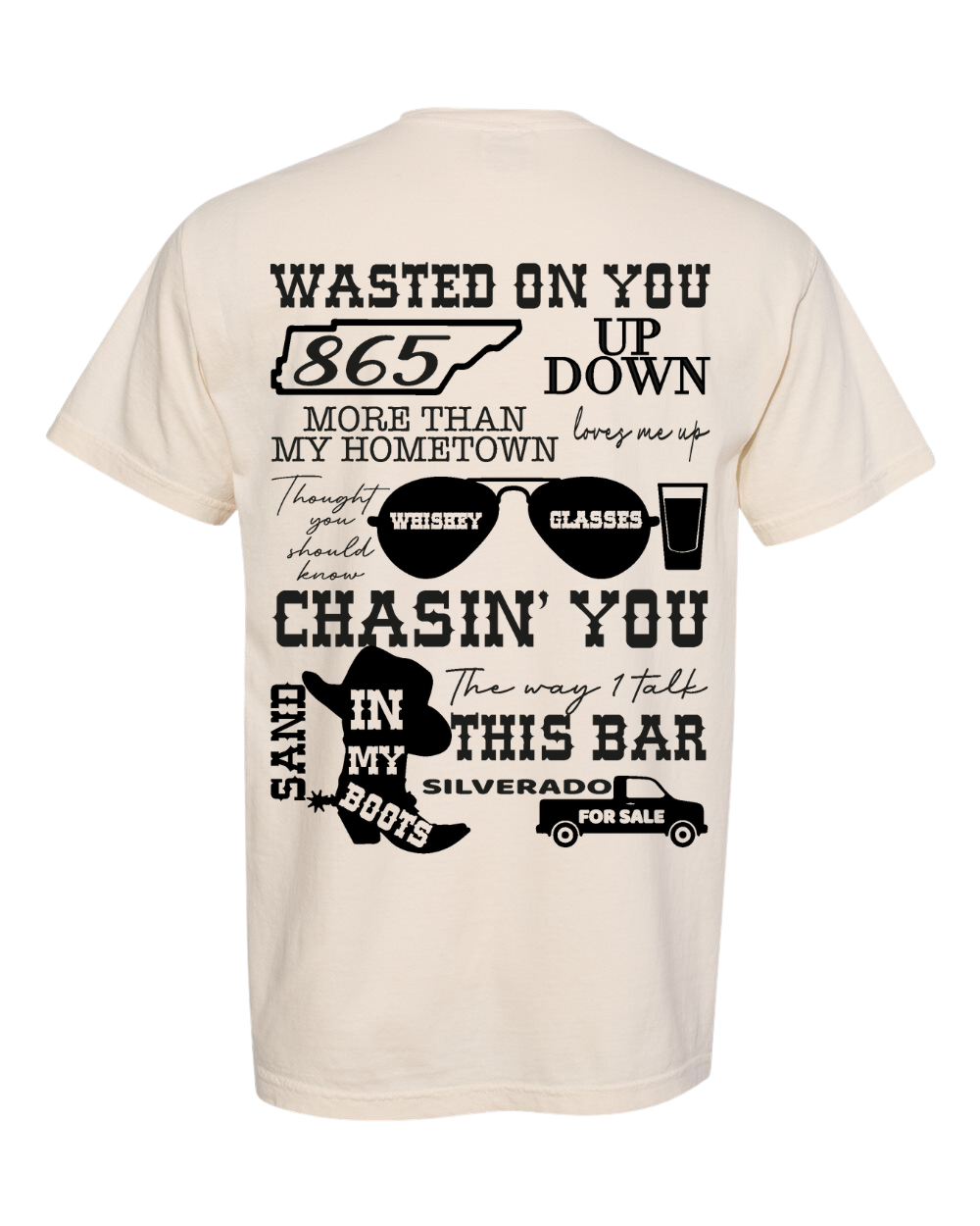 Wallen Lyric Collage T-Shirt