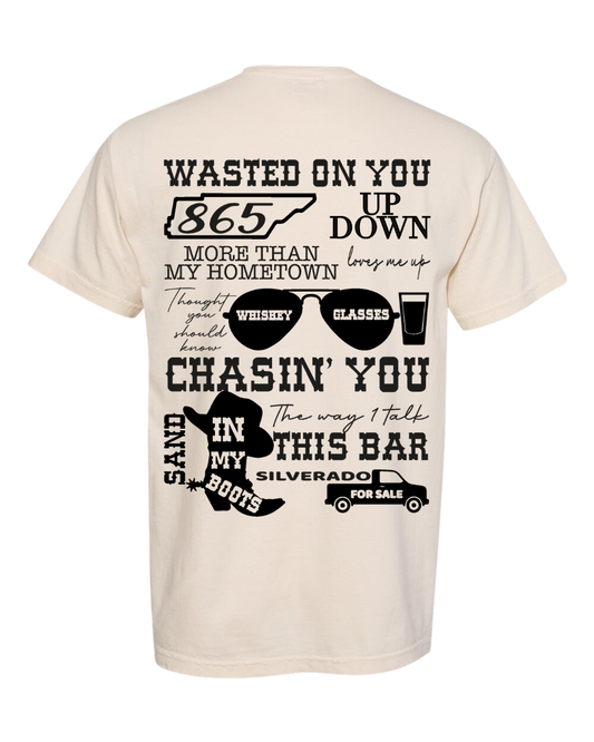 Wallen Lyric Collage T-Shirt